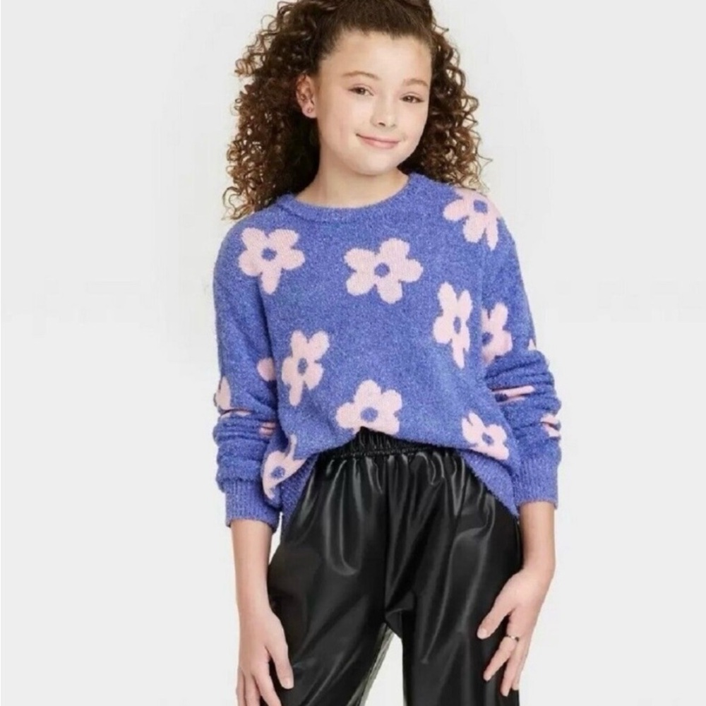 Floral Kids Sweater
